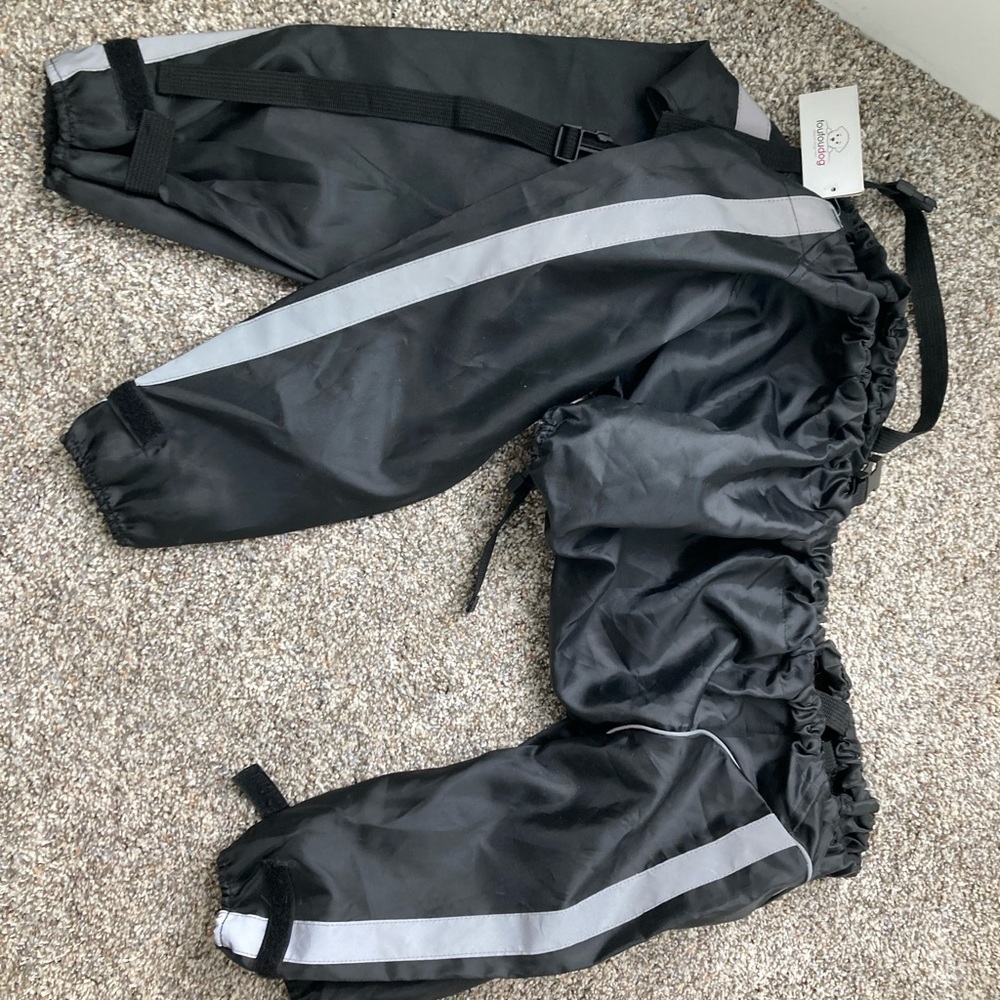 FouFou Dog 62565 Bodyguard Protective All-Weather Dog
Pants, X-Large, Black